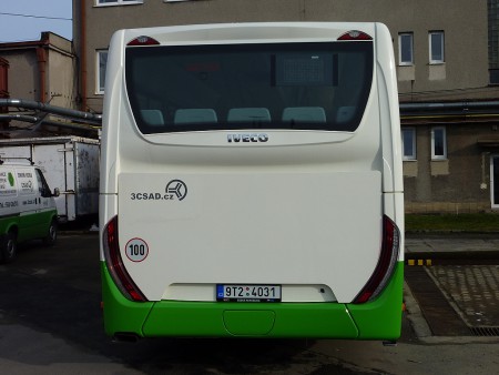 Sviadnov, garáže ČSAD FM, leden 2015